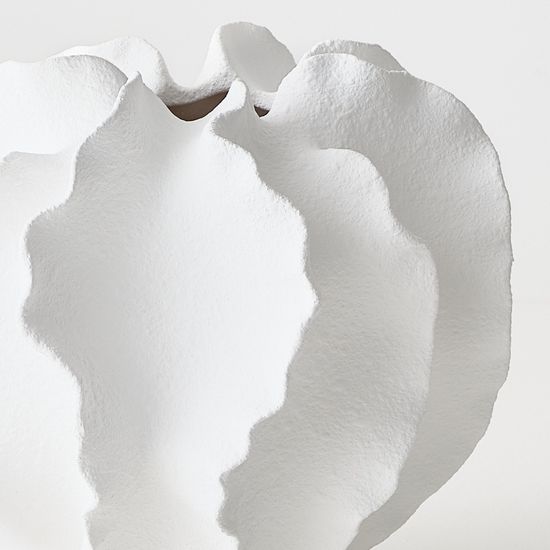 2 x Vase Salento - White