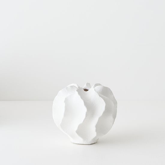 2 x Vase Salento - White
