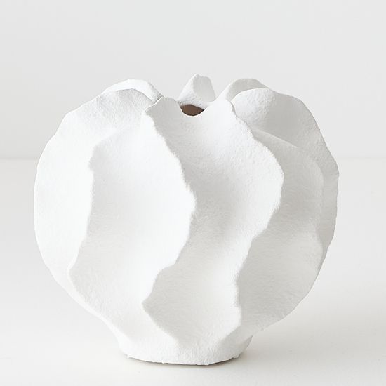 2 x Vase Salento - White