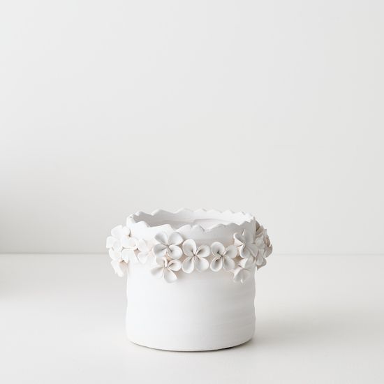 2 x Pot Floreo - White