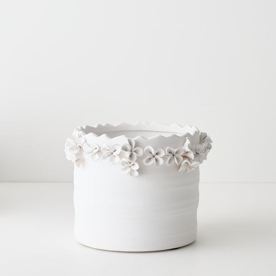 2 x Pot Floreo - White