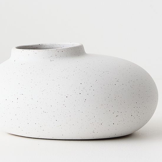 2 x Vase Kenji - White Sand