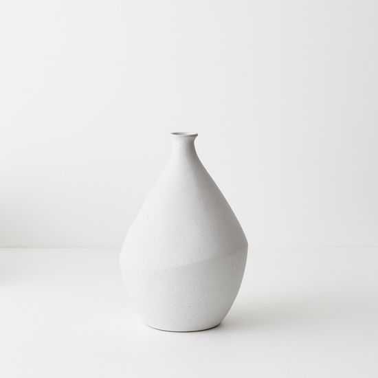 2 x Vase Kenji - White Sand