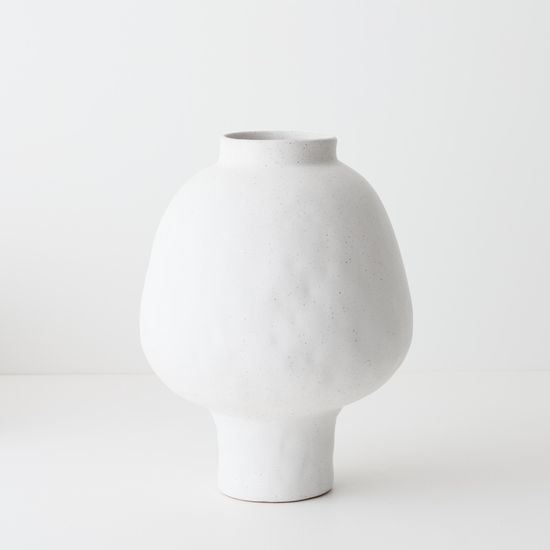 Vase Kenji - White Sand