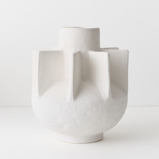 2 x Motala Vase - Arctic White