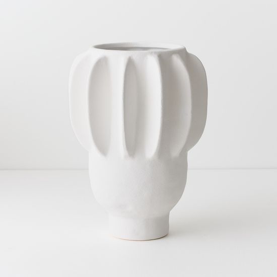 2 x Falken Vase - Arctic White