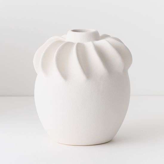 2 x Kalmo Vase - Whisper White
