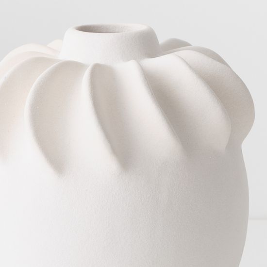 2 x Kalmo Vase - Whisper White