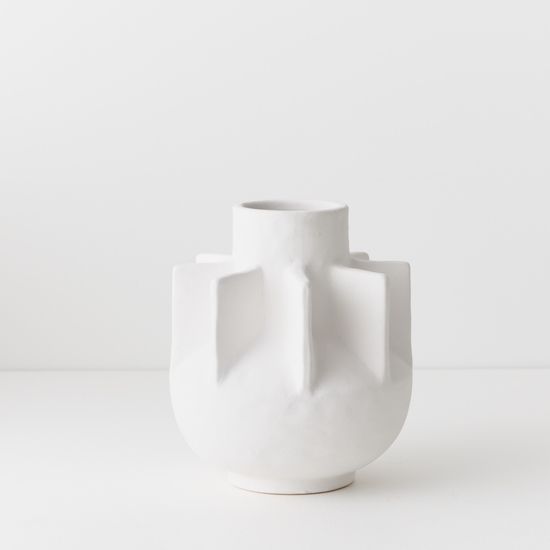 2 x Motala Vase - Arctic White