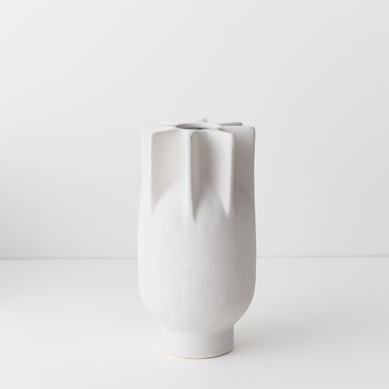 2 x Motala Vase - Arctic White