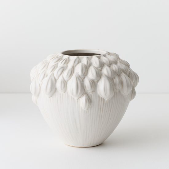 2 x Aili Pot - White