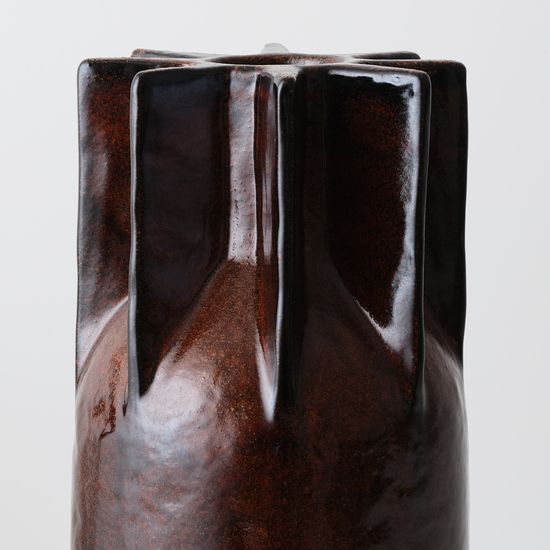 2 x Motala Vase - Chocolate Brown