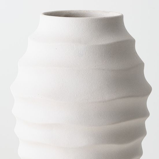 2 x Horizano Vase - Whisper White
