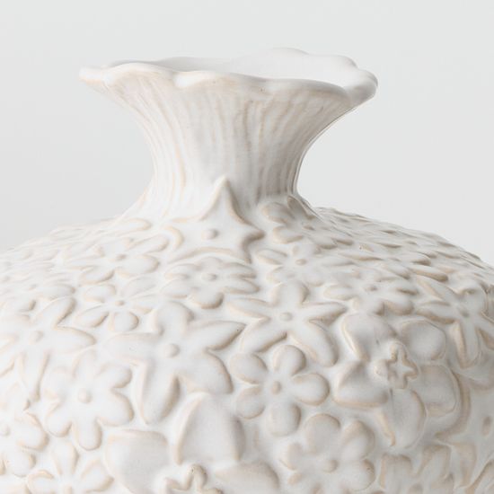 2 x Marguerite Vase - White