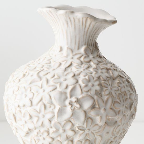 2 x Marguerite Vase - White