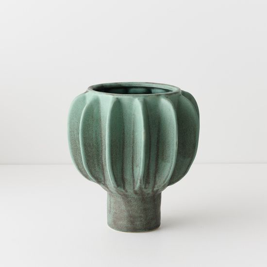 2 x Palerma Vase - Sea Mist