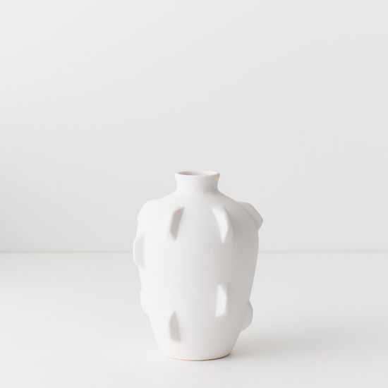 2 x Trapani Vase - Arctic White (FI11692ARC)