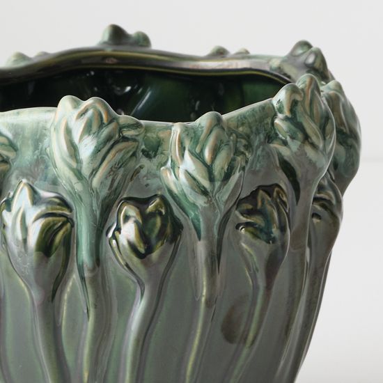 2 x Tulipana Pot - Green Cream