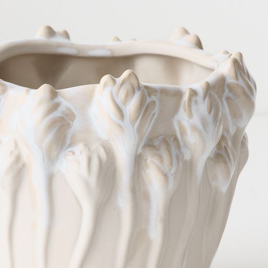2 x Tulipana Pot - Cream