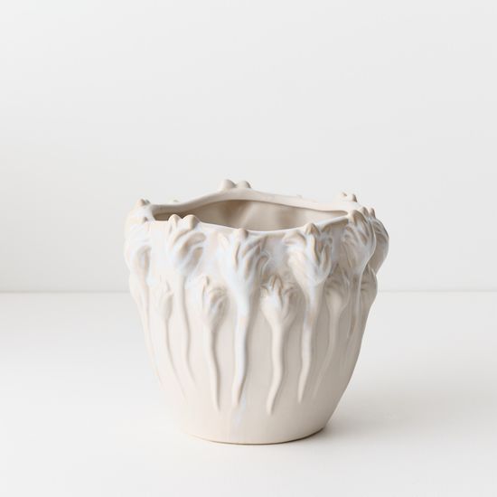 2 x Tulipana Pot - Cream (FI11688CR)