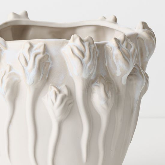 2 x Tulipana Pot - Cream