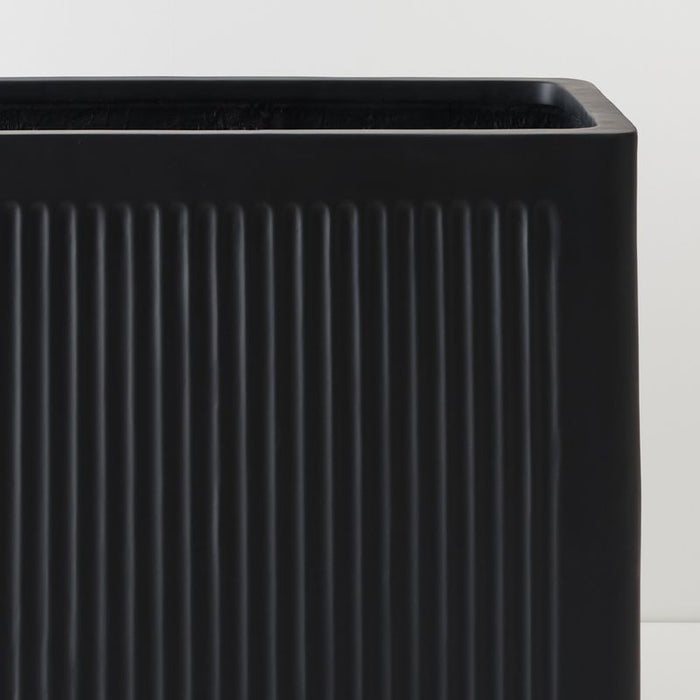 Linear Rectangle Trough - Black, 90cml x 40cmw x 60cmh