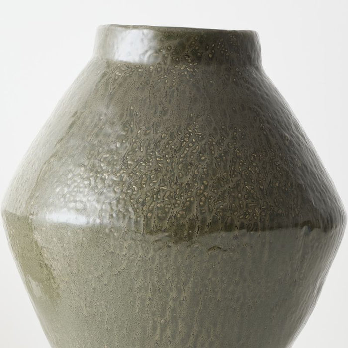 Natsuka Vase - Dark Olive, 29cml x 29cmw x 42cmh