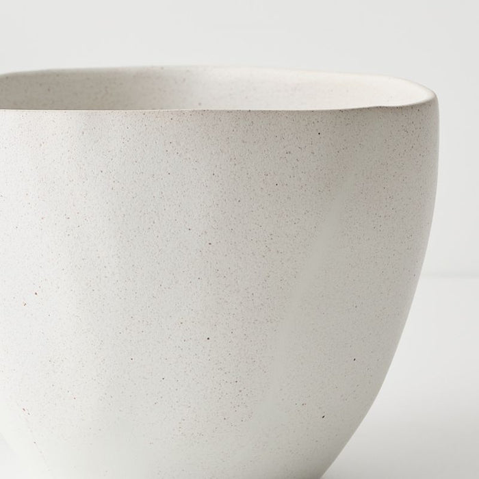 Kenji Pot - White Sand, 24cml x 24cmw x 18cmh