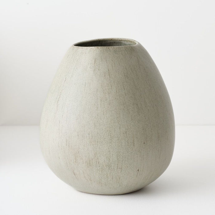 Natsuka Pod Vase - Lichen, 22cml x 22cmw x 25cmh
