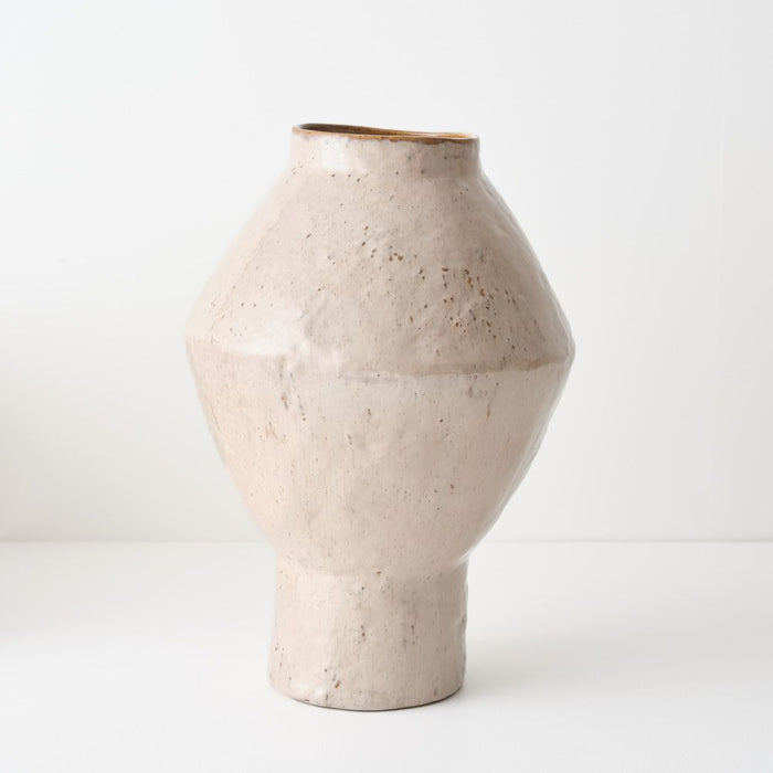 Natsuka Vase - Almond, 29cml x 29cmw x 42cmh