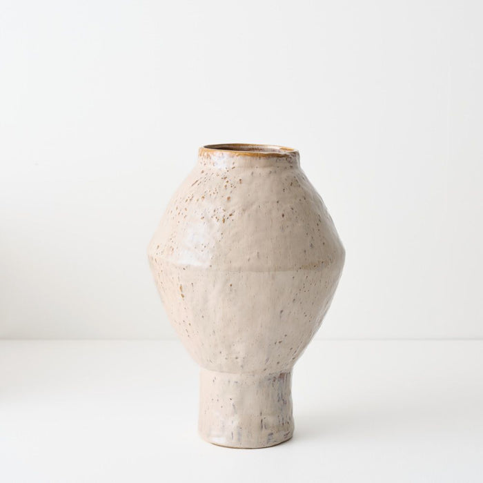Natsuka Vase - Almond, 23cml x 23cmw x 33cmh