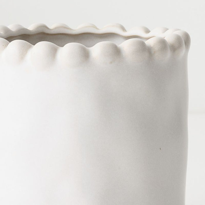 4 x Catalo Pot - White, 12cml x 12cmw x 12cmh
