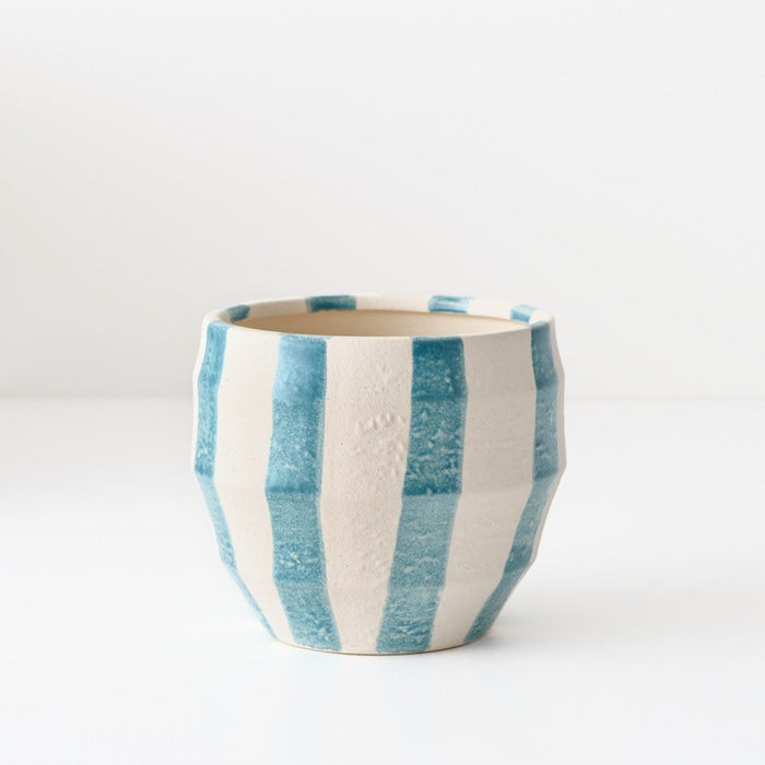 Oreio Pot - Maya Blue, 14cmh x 16cmd