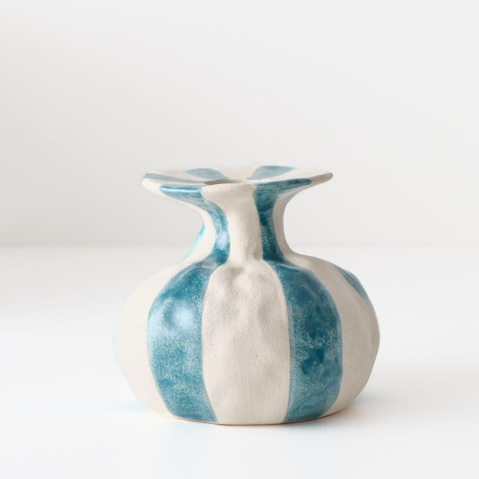 Oreio Vase - Maya Blue, 13cmh x 16cmd