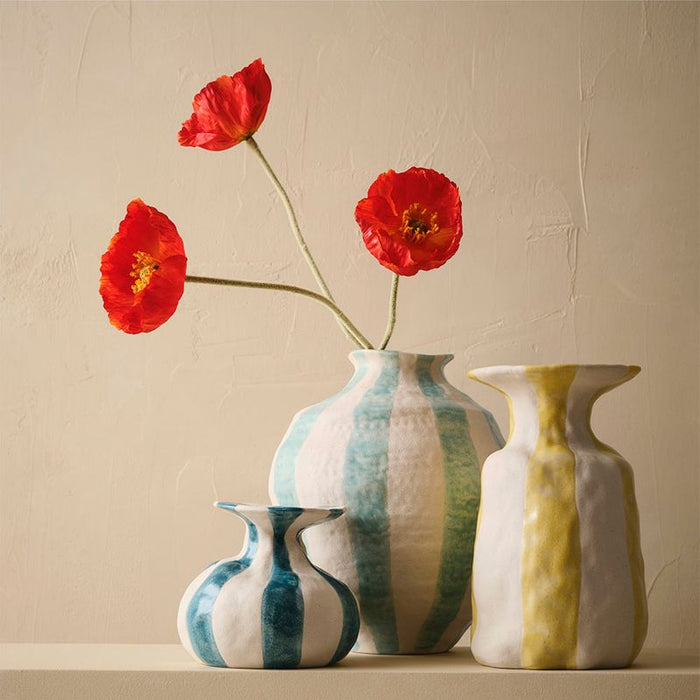 Oreio Vase - Maya Blue, 13cmh x 16cmd