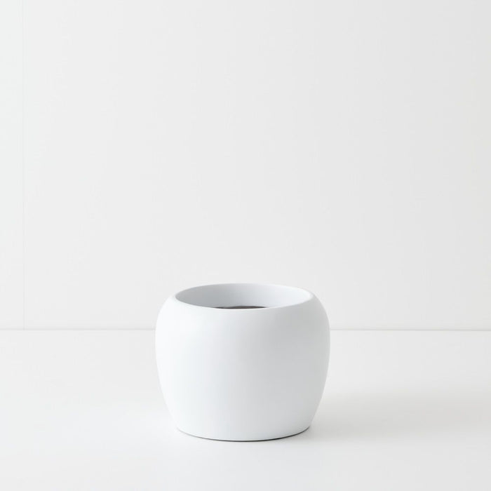 Ivar Pot - White, 22cmh x 30cmd