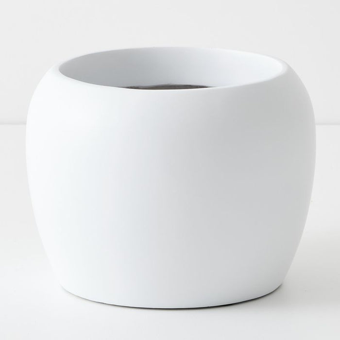Ivar Pot - White, 22cmh x 30cmd