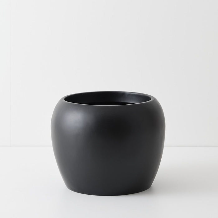Ivar Pot - Black, 35cmh x 45cmd