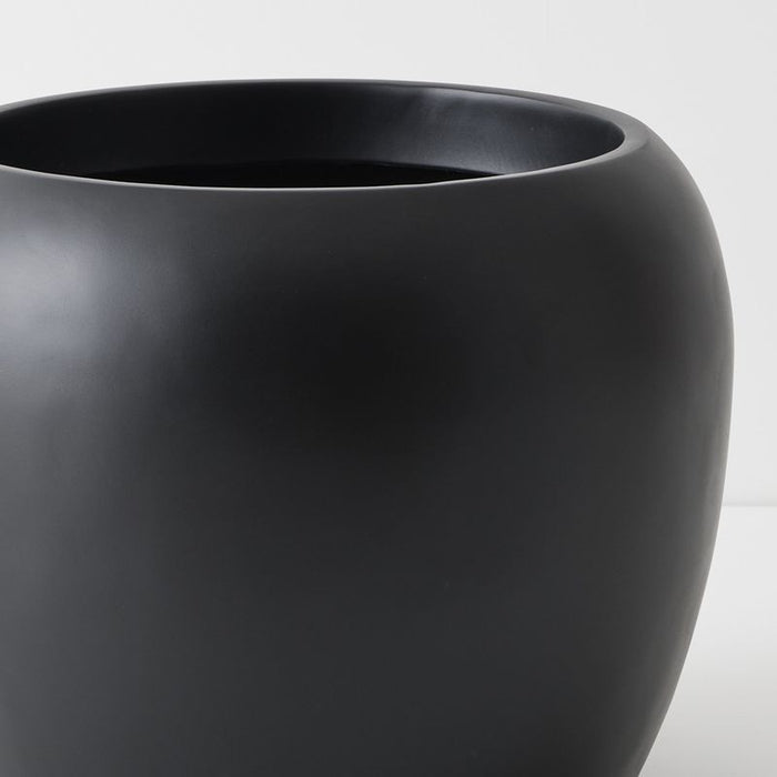 Ivar Pot - Black, 35cmh x 45cmd