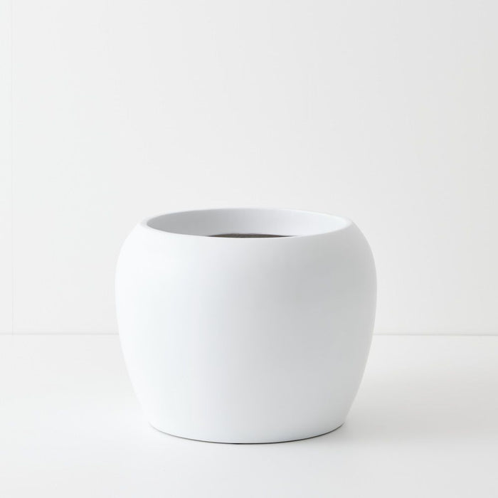 Ivar Pot - White, 35cmh x 45cmd