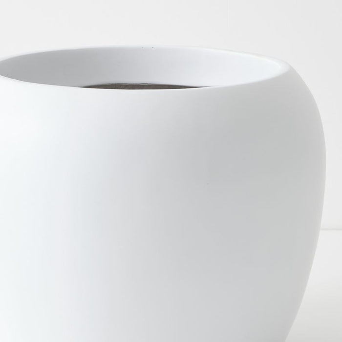 Ivar Pot - White, 35cmh x 45cmd