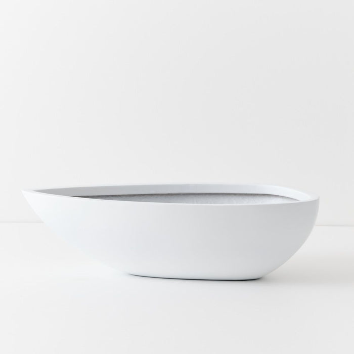 Aksel Pot - White, 67cml x 37cmw x 18cmh