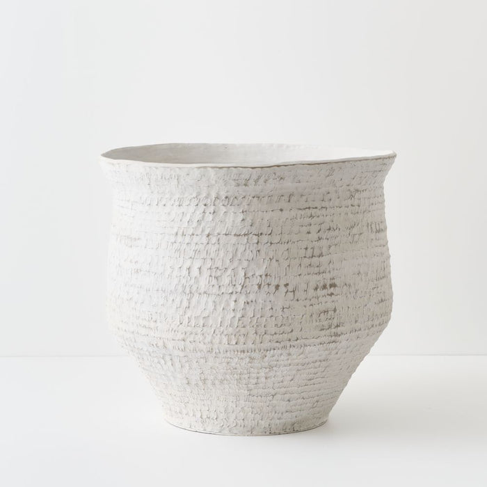 Tali Pot - Whisper White, 66cml x 66cmw x 65cmh