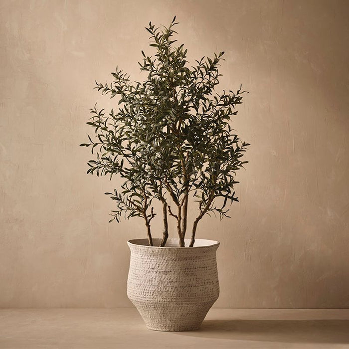 Tali Pot - Whisper White, 66cml x 66cmw x 65cmh