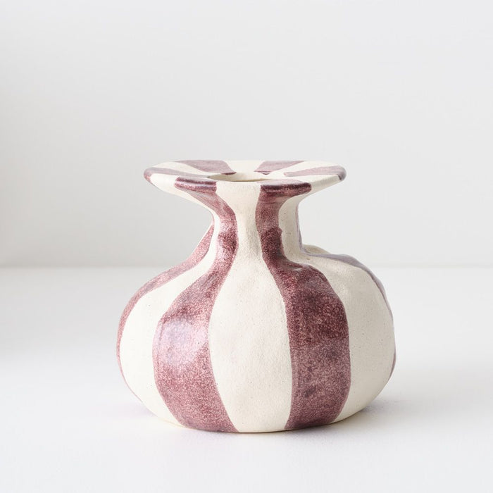 Oreio Vase - Merlot, 13cmh x 16cmd