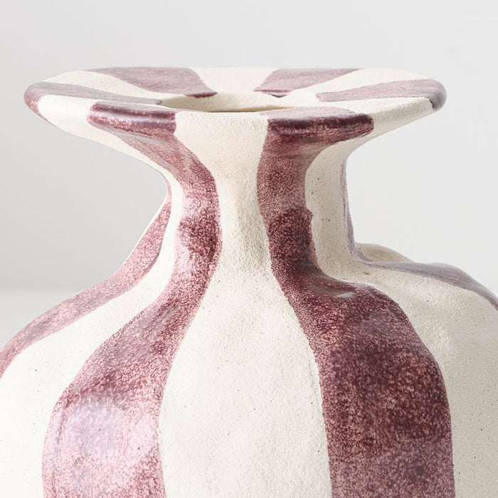 Oreio Vase - Merlot, 13cmh x 16cmd