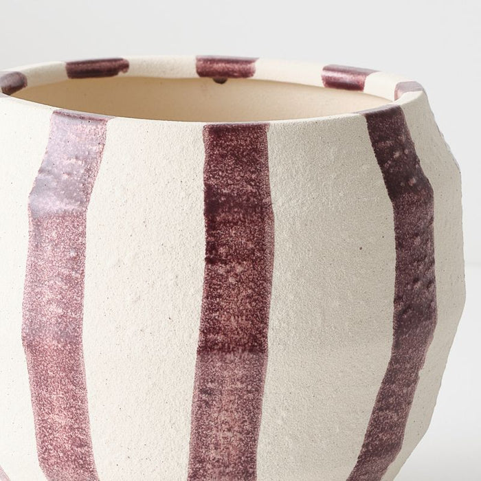 Oreio Pot - Merlot, 18cmh x 21cmd