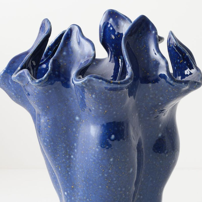 Mesa Vase - Marine, 26cml x 25cmw x 27cmh