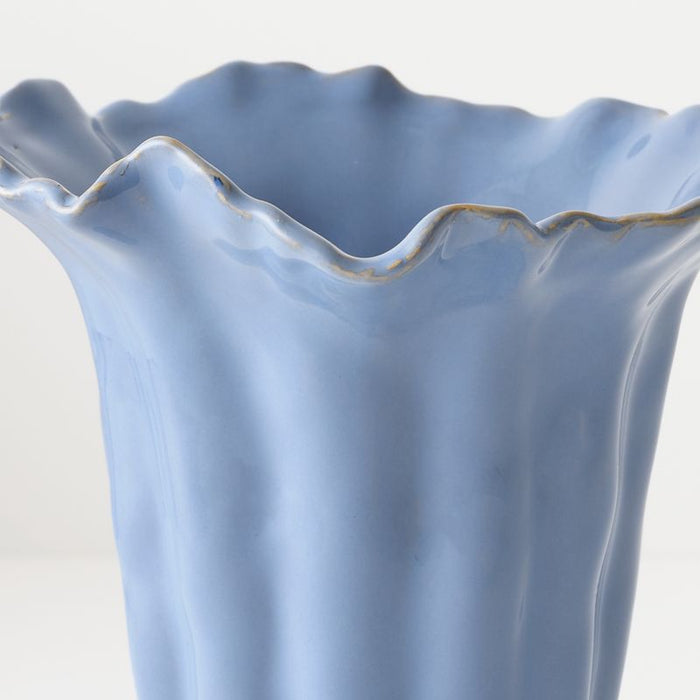 Tide Vase - Lagoon, 19cml x 19cmw x 21cmh