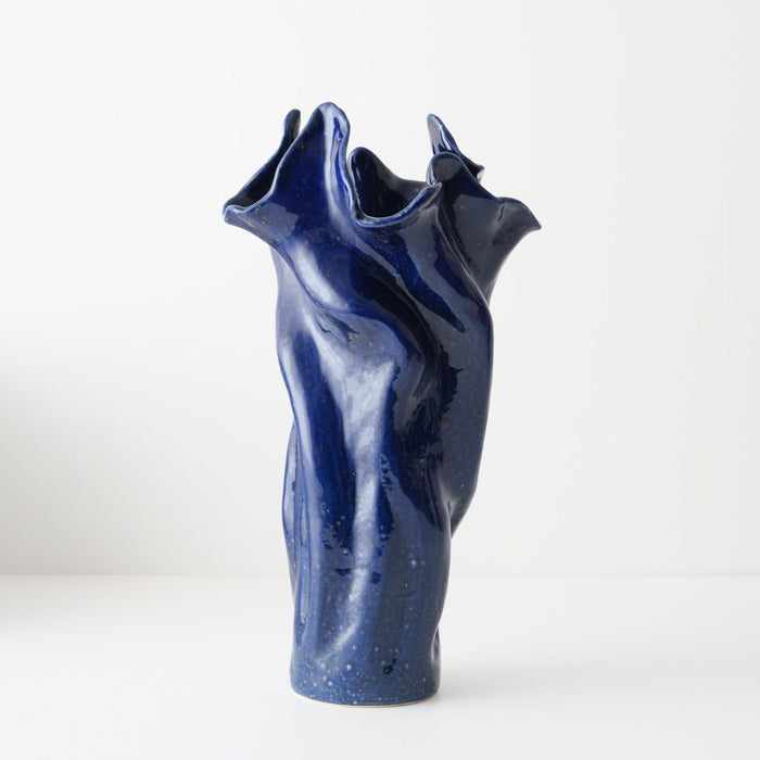 Mesa Vase - Marine, 24cml x 23cmw x 44cmh